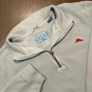 Tommy Bahama Relax 1/4 Zip Pullover – Men’s Size Large – Excellent Condition